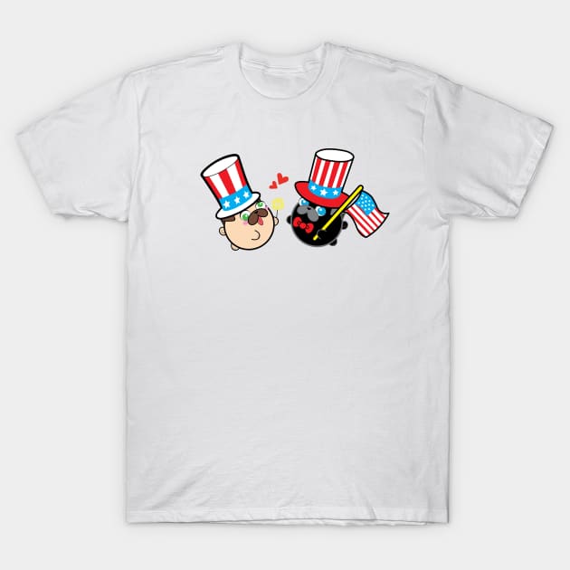 Independence Day - Poopy & Doopy T-Shirt by Poopy_And_Doopy
